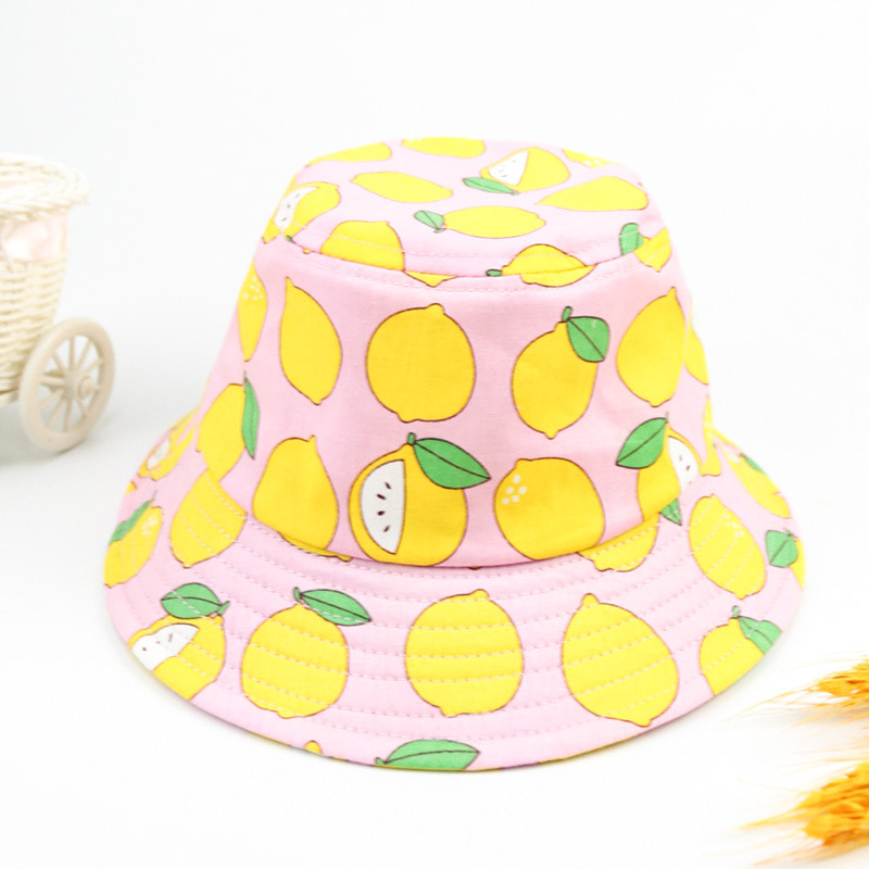BK00008 หมวกบักเก็ตกันแดดลายการ์ตูนอายุ 2-4 ปีสำหรับเด็กชายและเด็กหญิง