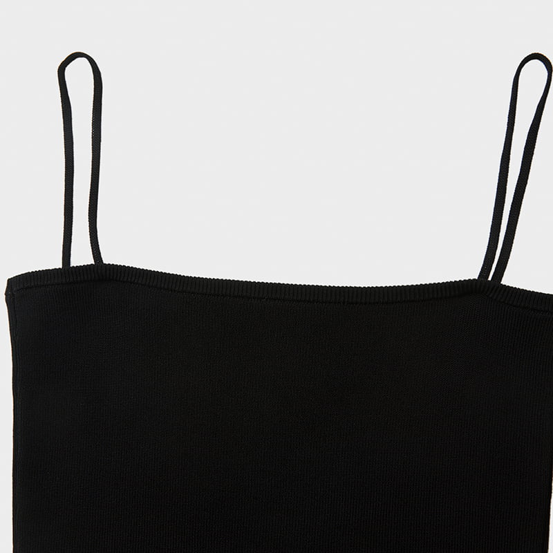 ML2241 สายเอี๊ยมถักสายสปาเก็ตตี้อเนกประสงค์เรียบง่าย ML2241 สายเอี๊ยมถักสายสปาเก็ตตี้อเนกประสงค์เรียบง่าย