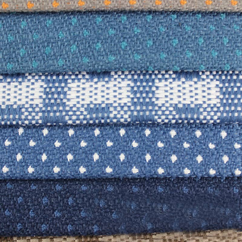 SM-A0007 ผ้าโซฟาลินินเลียนแบบ Jacquard ลายดอกไม้