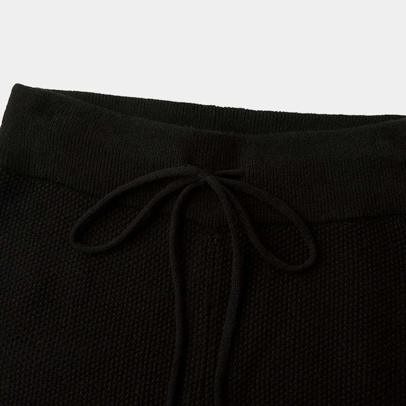 ML2237 กางเกงขายาวผ้าถักลำลองทรงหนาเอวกลาง ML2237 กางเกงขายาวผ้าถักลำลองทรงหนาเอวกลาง