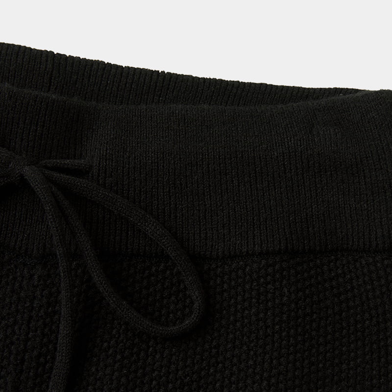 ML2237 กางเกงขายาวผ้าถักลำลองทรงหนาเอวกลาง ML2237 กางเกงขายาวผ้าถักลำลองทรงหนาเอวกลาง