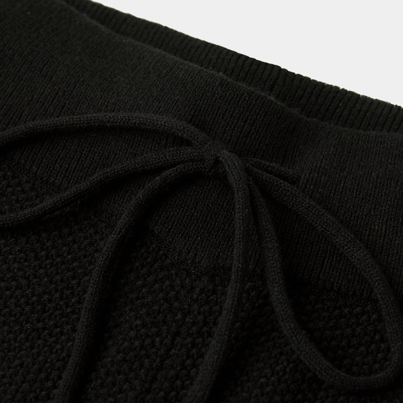 ML2237 กางเกงขายาวผ้าถักลำลองทรงหนาเอวกลาง ML2237 กางเกงขายาวผ้าถักลำลองทรงหนาเอวกลาง