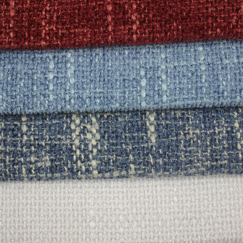 SM-A0008 ผ้าโซฟาผ้าลินิน Chenille Jacquard หยาบ
