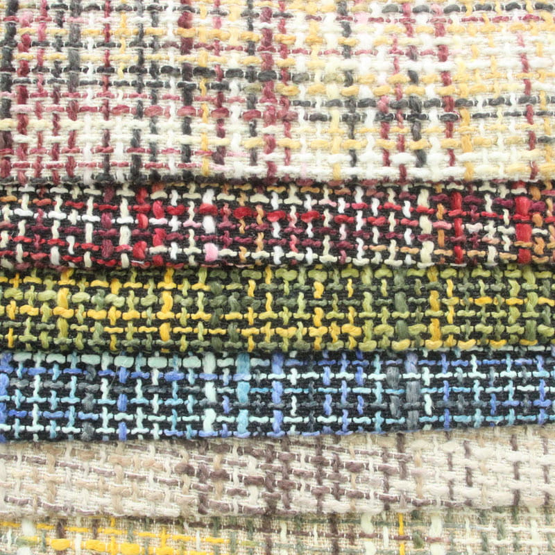 SM-A0030 ส่วนไม้ไผ่ย้อมผ้าโซฟาลินินเลียนแบบ Jacquard สีสันสดใส