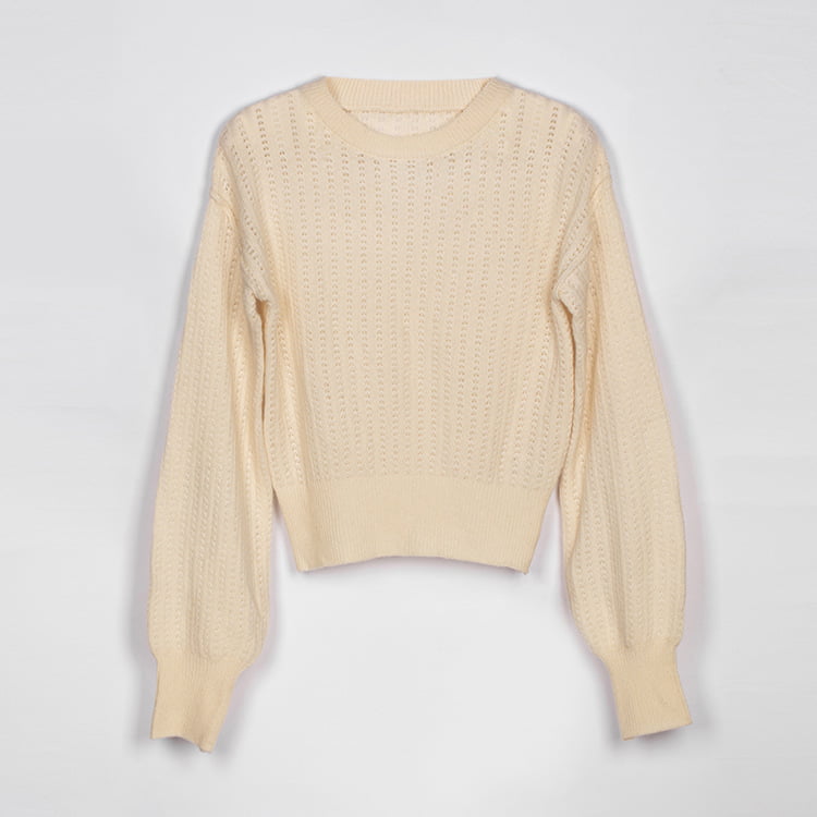 SM-K0020 ฤดูใบไม้ร่วงฤดูหนาว Wool Blend รอบคอโคมไฟเสื้อ \ \ \ \ \ \ \ \ \ \ \ \ \ \ \ ถักจัมเปอร์