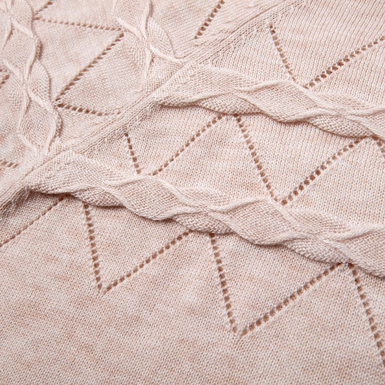 SM-K0042 จัมเปอร์ถักแขนยาวหลวมเสื้อถัก Bottoming แบบกลวงบางหยัก SM-K0042 จัมเปอร์ถักแขนยาวหลวมเสื้อถัก Bottoming แบบกลวงบางหยัก