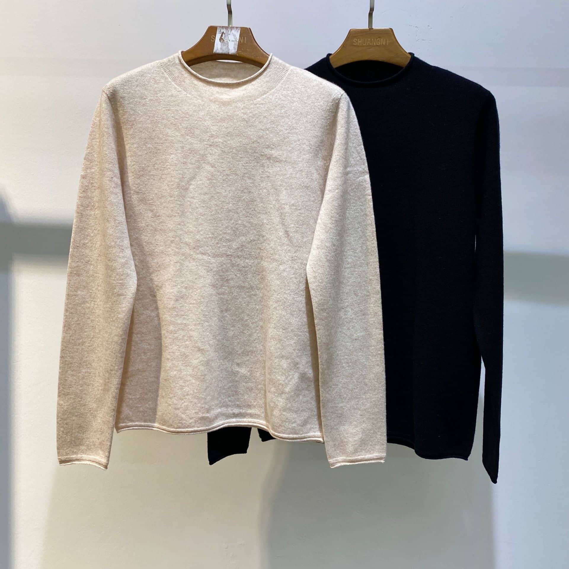 SM-K0031 เสื้อจัมเปอร์ถักขนสัตว์ไร้ตะเข็บสำหรับฤดูใบไม้ร่วงและฤดูหนาว