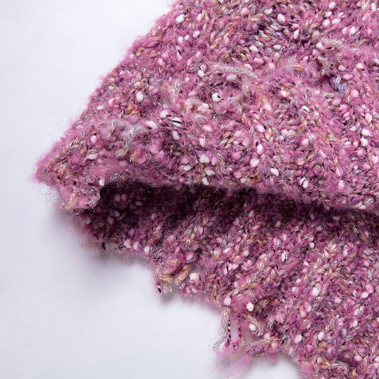 SM-K0037 ฤดูใบไม้ผลิและฤดูใบไม้ร่วงคอกลมคอ Hem Raw Notch ผู้หญิงถักจัมเปอร์ SM-K0037 ฤดูใบไม้ผลิและฤดูใบไม้ร่วงคอกลมคอ Hem Raw Notch ผู้หญิงถักจัมเปอร์