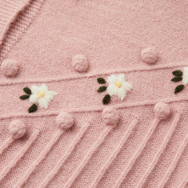 ML2211 เสื้อสเวตเตอร์ถักคาร์ดิแกนคอกลมแขนพัฟน่ารัก ML2211 เสื้อสเวตเตอร์ถักคาร์ดิแกนคอกลมแขนพัฟน่ารัก