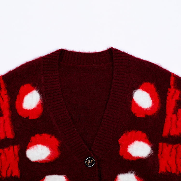 SM-K0030 ฤดูใบไม้ร่วง/ฤดูหนาว Jacquard Flecked Contrast สีผู้หญิงหนาถักเสื้อสเวตเตอร์ถัก SM-K0030 ฤดูใบไม้ร่วง/ฤดูหนาว Jacquard Flecked Contrast สีผู้หญิงหนาถักเสื้อสเวตเตอร์ถัก