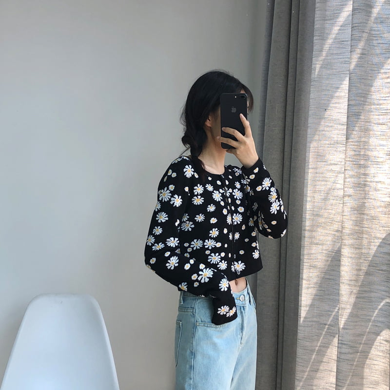 SM-K0009 Small Daisy ถักเสื้อกันหนาวผู้หญิง Slim ถักเสื้อสเวตเตอร์ถัก SM-K0009 Small Daisy ถักเสื้อกันหนาวผู้หญิง Slim ถักเสื้อสเวตเตอร์ถัก