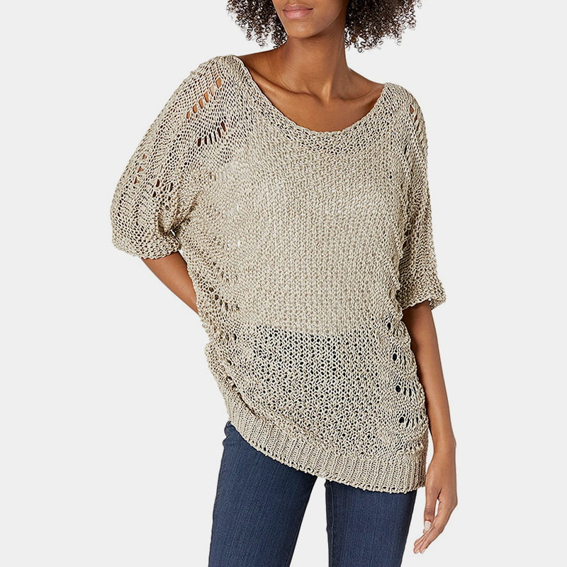 SM-K0060 เสื้อจั๊มเปอร์กันแดดแขนสั้นคอกลมกลวงออก SM-K0060 เสื้อจั๊มเปอร์กันแดดแขนสั้นคอกลมกลวงออก