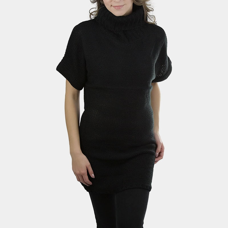 SM-K0067 จัมเปอร์ถักแขนสั้นคอปกสูงธรรมดา SM-K0067 จัมเปอร์ถักแขนสั้นคอปกสูงธรรมดา