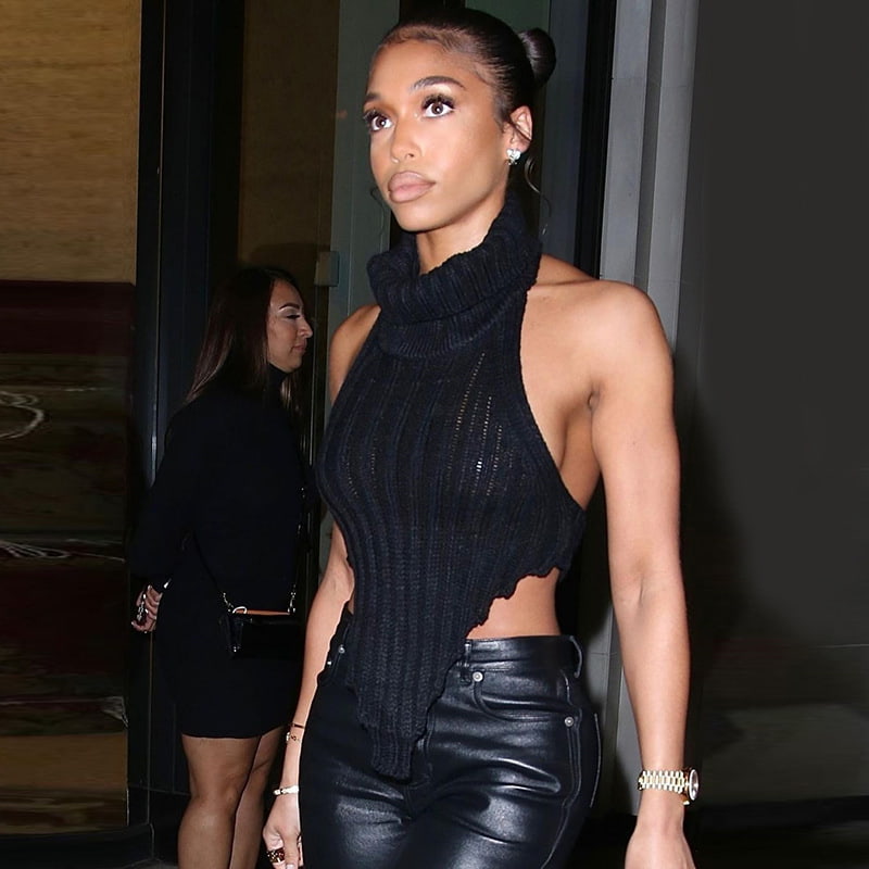 SM-K0086 เสื้อกล้ามผ้าถักแขนกุดคอครึ่งตัวดีไซน์เท่และเผ็ดร้อน SM-K0086 เสื้อกล้ามผ้าถักแขนกุดคอครึ่งตัวดีไซน์เท่และเผ็ดร้อน