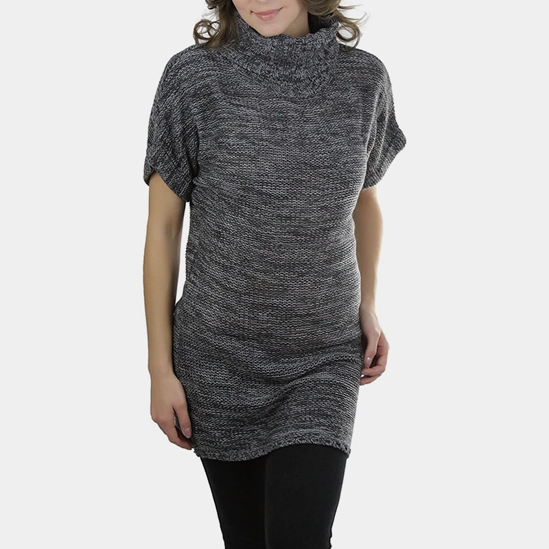 SM-K0067 จัมเปอร์ถักแขนสั้นคอปกสูงธรรมดา SM-K0067 จัมเปอร์ถักแขนสั้นคอปกสูงธรรมดา