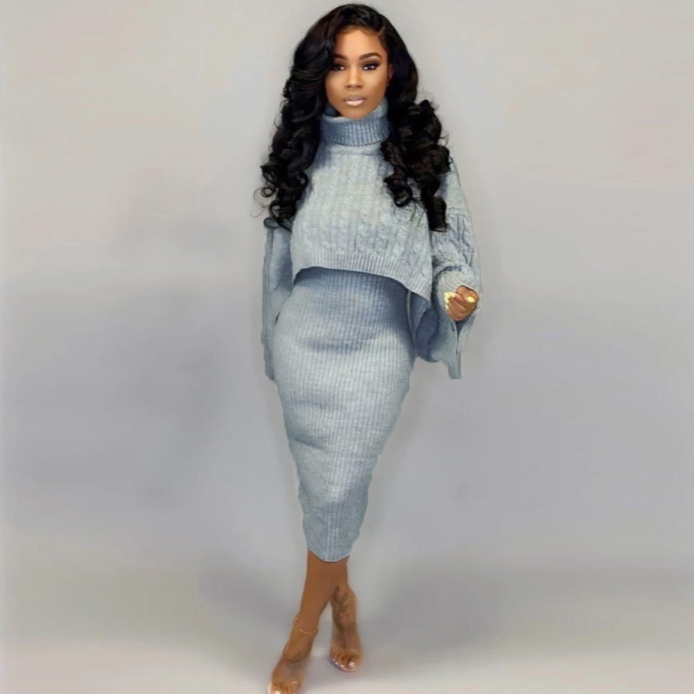 SM-K0091 เดรสสั้นถักคอยาวแขนค้างคาวชุดเชือกแขวนคอชุดถัก SM-K0091 เดรสสั้นถักคอยาวแขนค้างคาวชุดเชือกแขวนคอชุดถัก