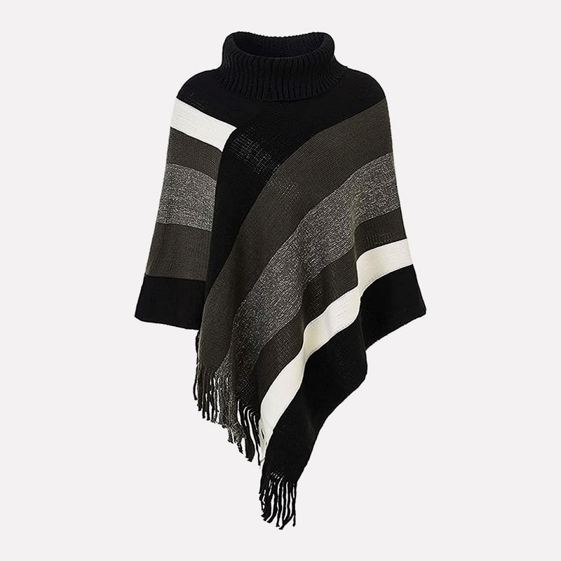 SM-K0093 เสื้อสวมหัวหลวมลายถักเสื้อสเวตเตอร์ถักเคปจัมเปอร์ถัก SM-K0093 เสื้อสวมหัวหลวมลายถักเสื้อสเวตเตอร์ถักเคปจัมเปอร์ถัก