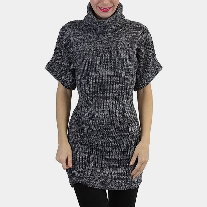 SM-K0067 จัมเปอร์ถักแขนสั้นคอปกสูงธรรมดา SM-K0067 จัมเปอร์ถักแขนสั้นคอปกสูงธรรมดา