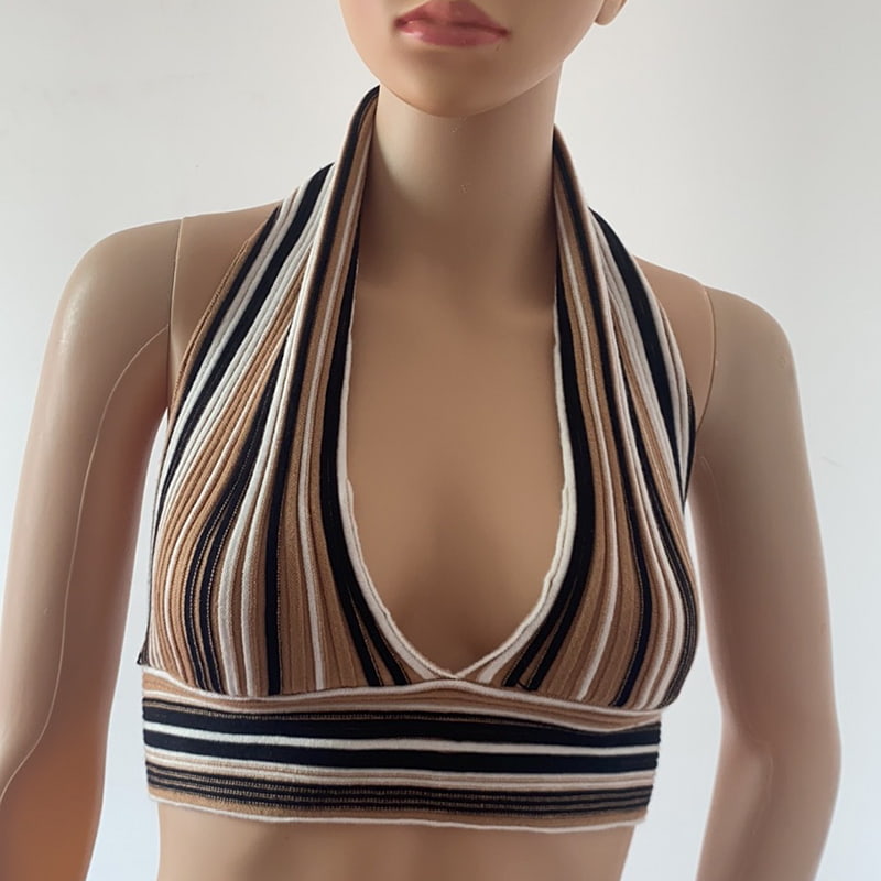 SM-K0107 เสื้อกล้ามถักคอลายสี SM-K0107 เสื้อกล้ามถักคอลายสี