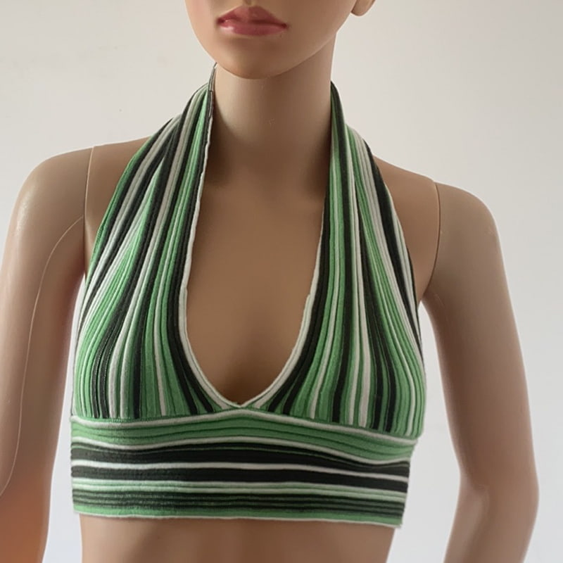 SM-K0107 เสื้อกล้ามถักคอลายสี SM-K0107 เสื้อกล้ามถักคอลายสี